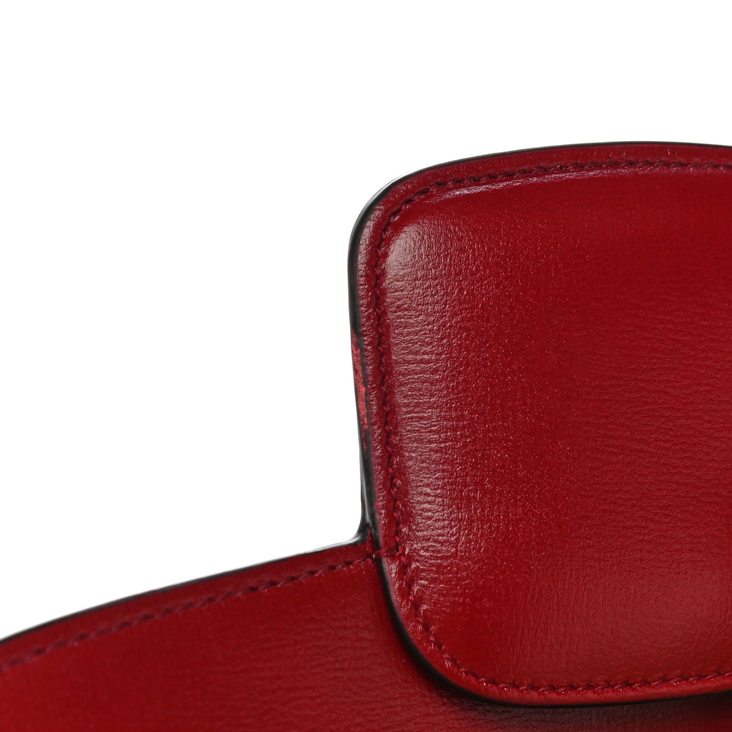 Azalea Calfskin Horsebit 1955 Shoulder Bag New Cherry Red
