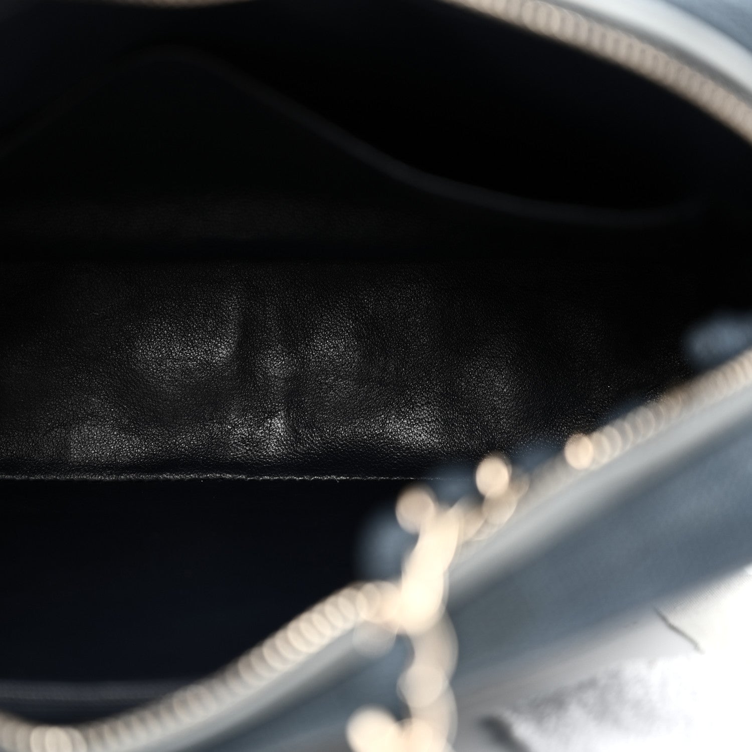 Chanel Canvas Quilted CC Tassel Camera Bag Blue 5 of 11