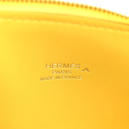 Hermes Matte Porosus Crocodile Mini 1923 Bolide Mimosa 6 of 11