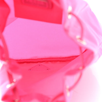 Prada Nylon Vela Drawstring Pouch Fuxia 5 of 6