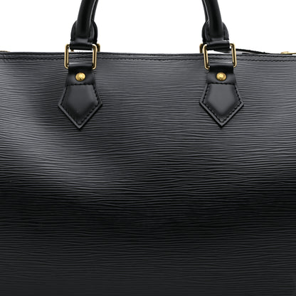 Louis Vuitton Epi Speedy 30 Black 8 of 10