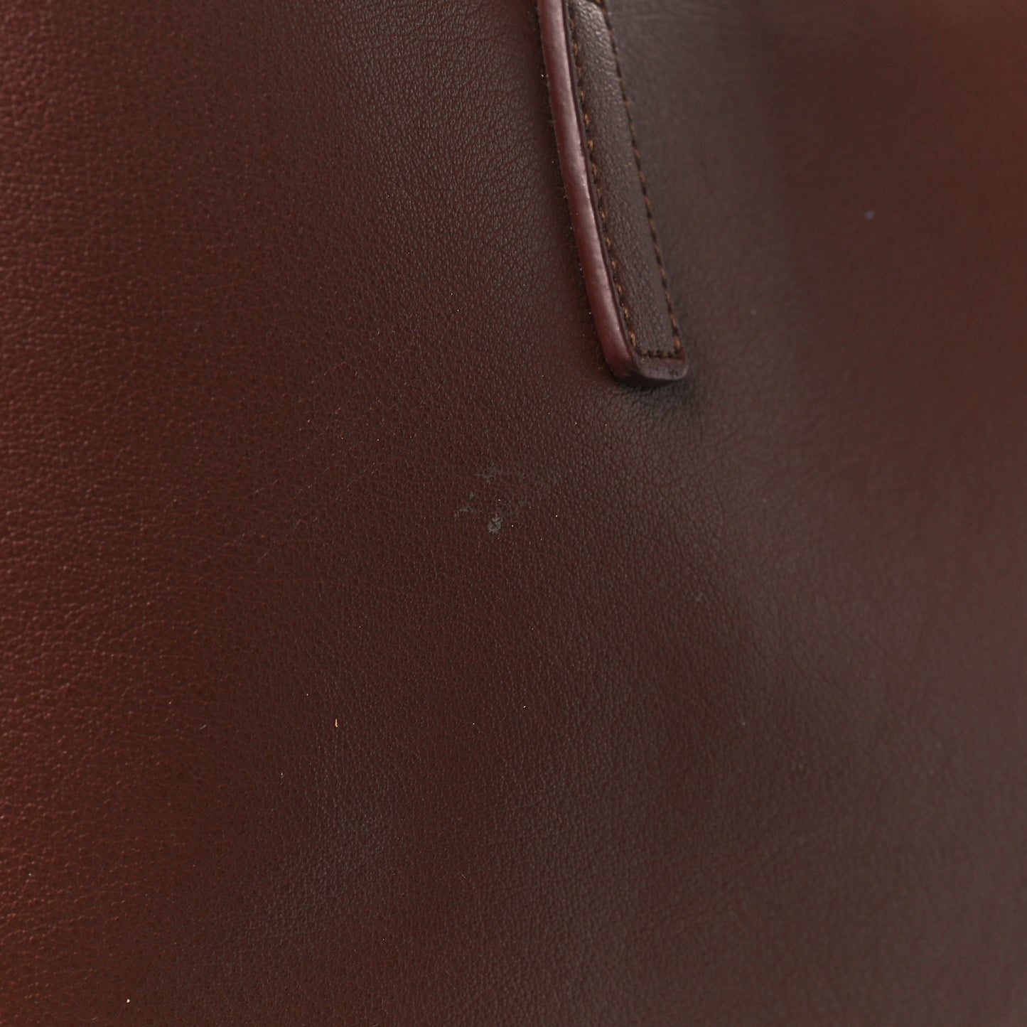 Calfskin Large Shopping Tote Old Brandy