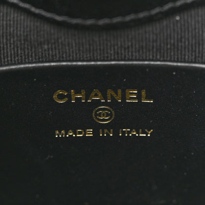 Chanel Shiny Crumpled Calfskin Quilted Nano 31 Shopping Bag Black 6 of 11
