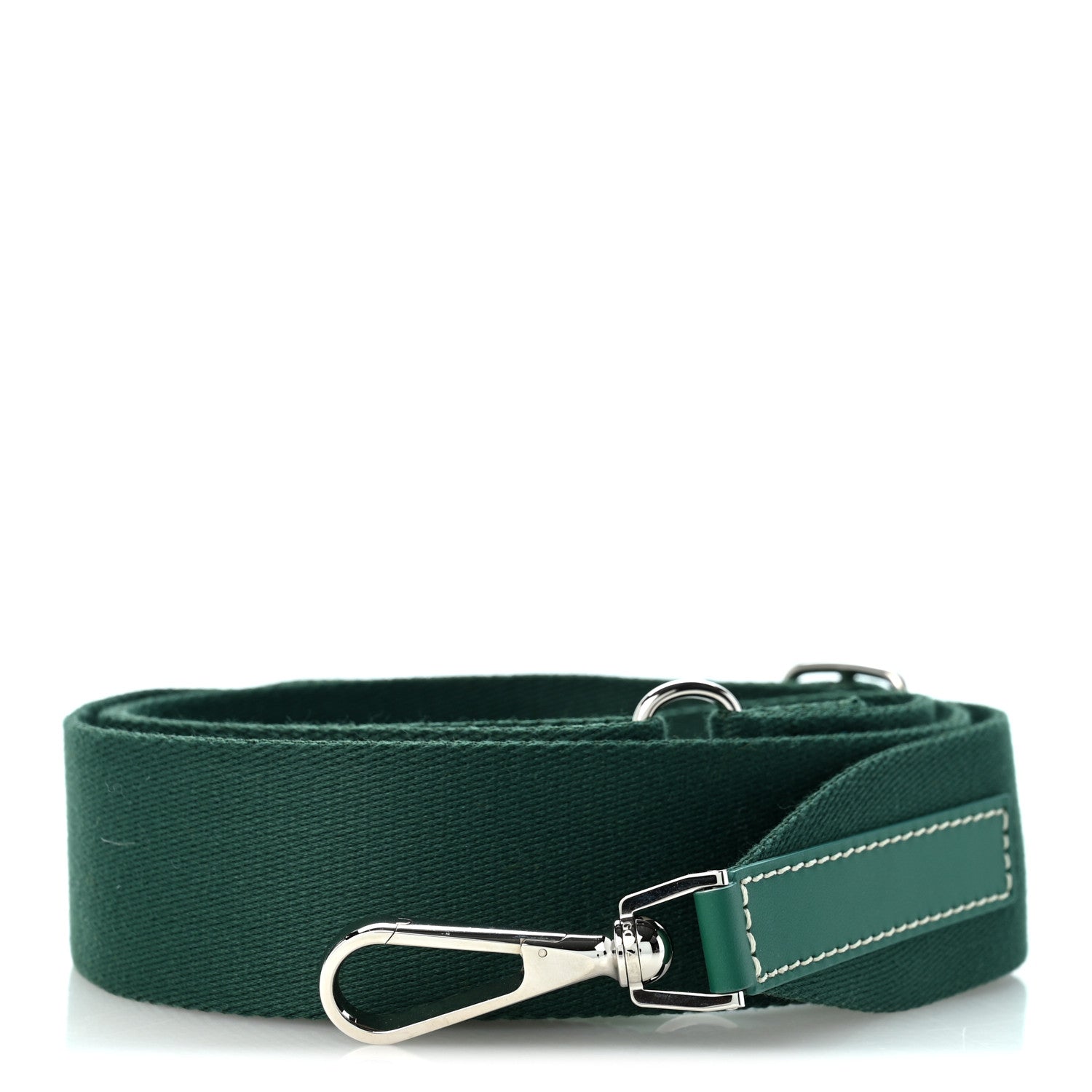 Goyard Canvas Calfskin Adjustable Shoulder Strap Green 1 of 5