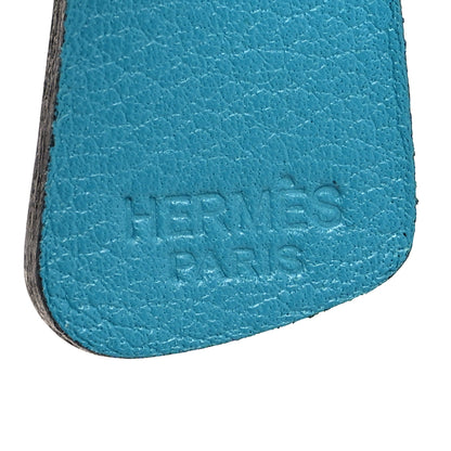 Hermes Swift Palm Tree Bag Charm Bleu Izmir 3 of 3