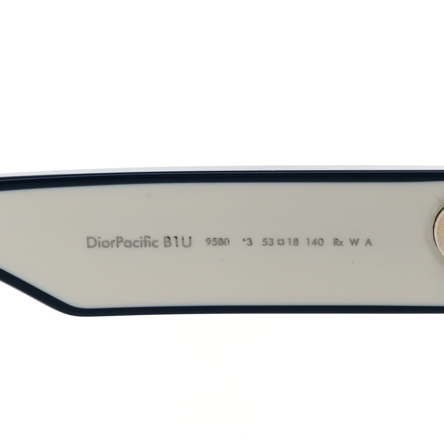Acetate DiorPacific B1U Butterfly Sunglasses White