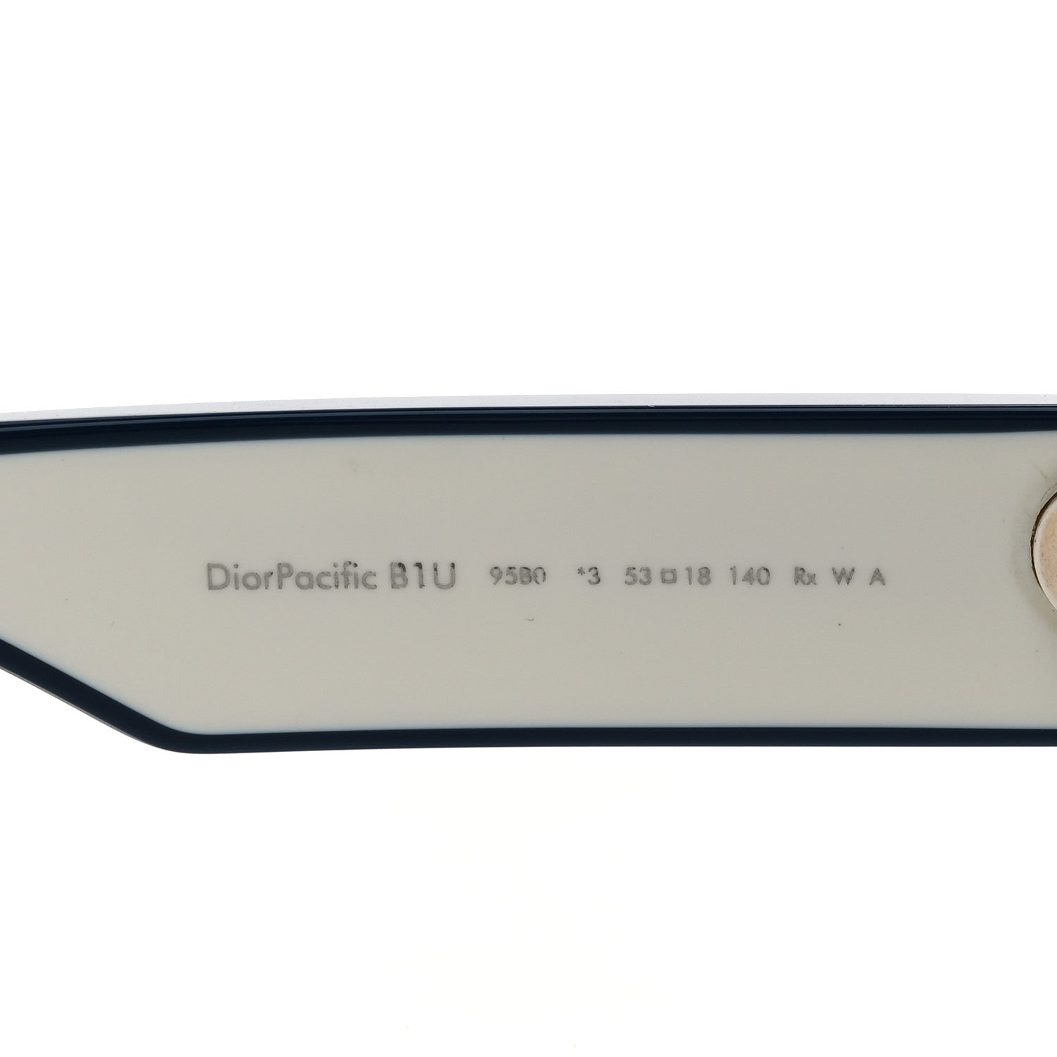 Christian Dior Acetate DiorPacific B1U Butterfly Sunglasses White 5 of 7