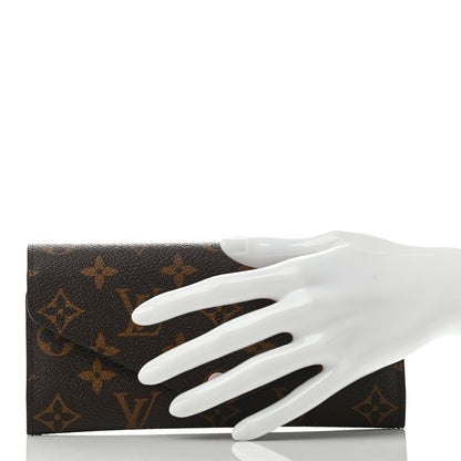 Louis Vuitton Monogram Josephine Wallet Rose Ballerine 2 of 8