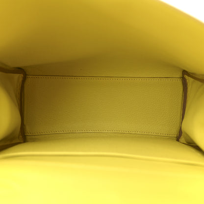 Hermes Evercolor Kelly Ado Backpack Lime 5 of 11