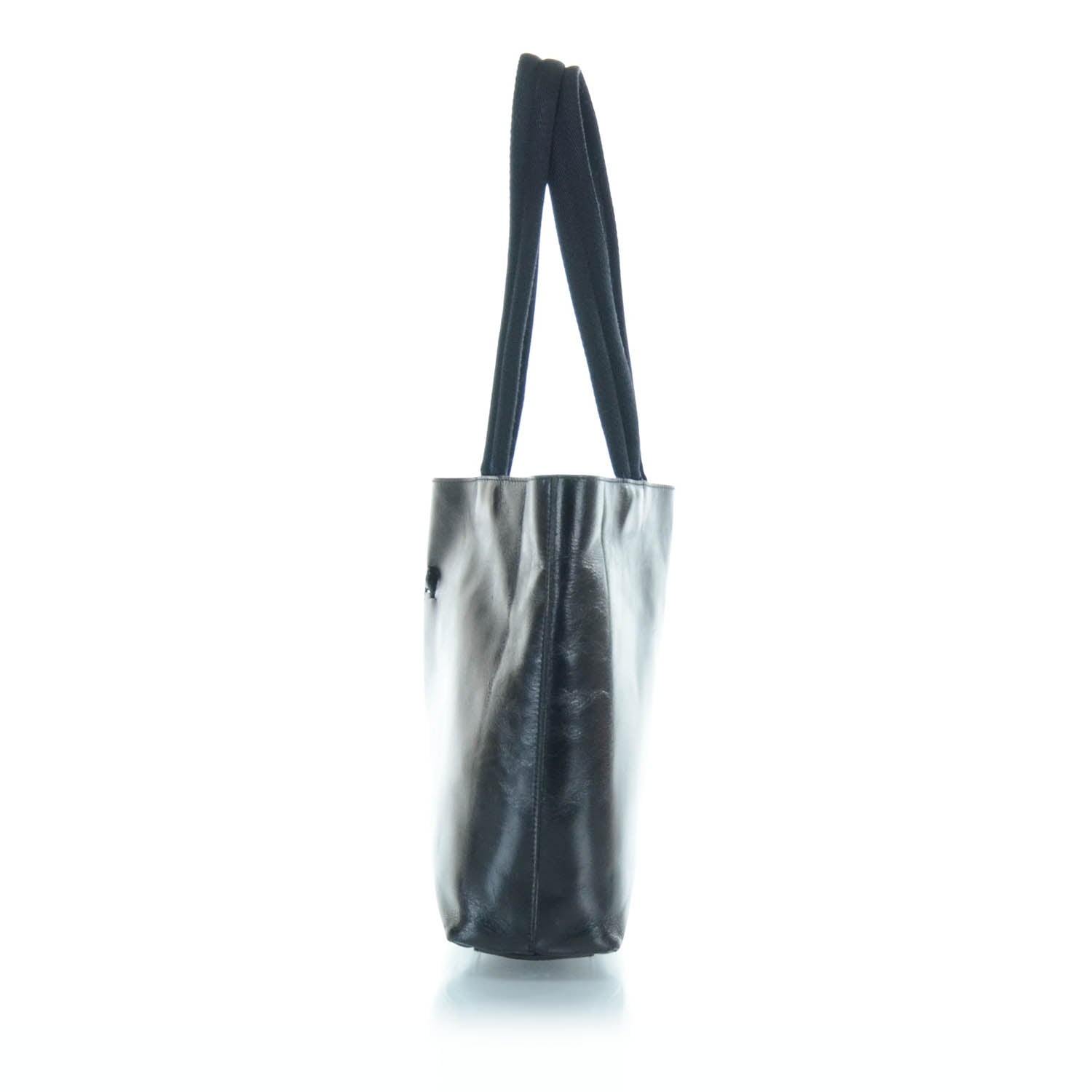 Prada Leather Simple Tote Black 5 of 6