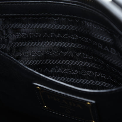 Prada Soft Calf Tote Black 9 of 18