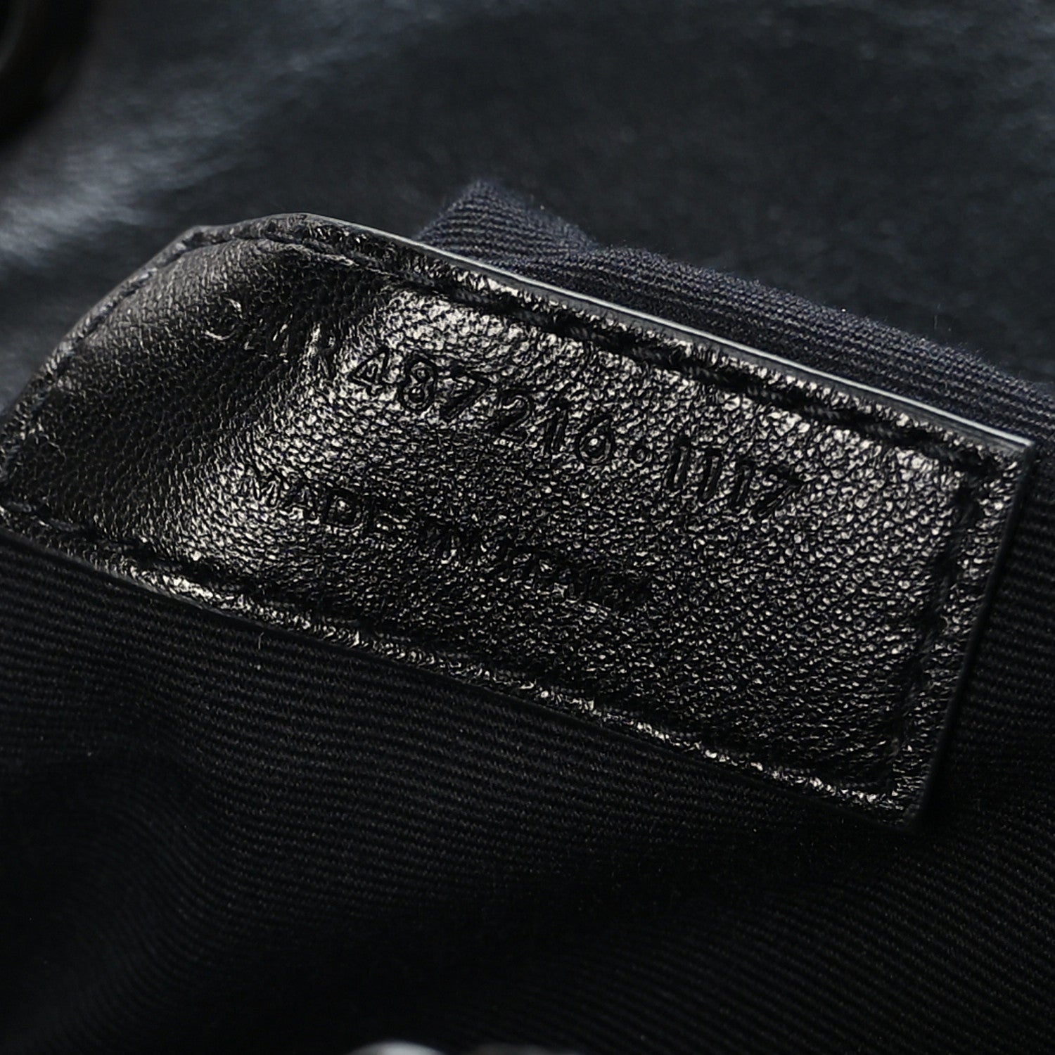 Saint Laurent Calfskin Y Quilted Monogram Monochrome Medium Loulou Chain Satchel Black 7 of 9