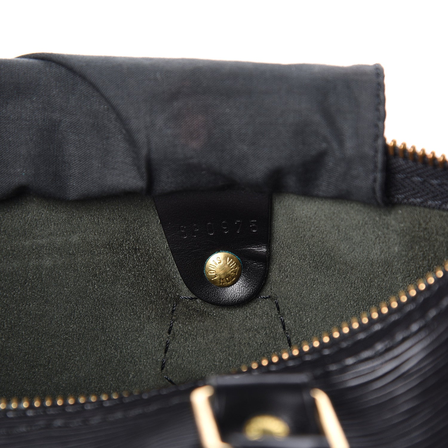 Louis Vuitton Epi Speedy 25 Black 6 of 11