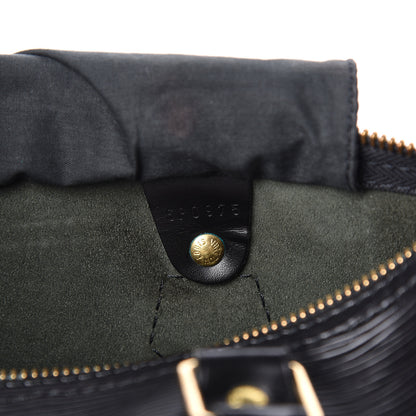 Louis Vuitton Epi Speedy 25 Black 6 of 11