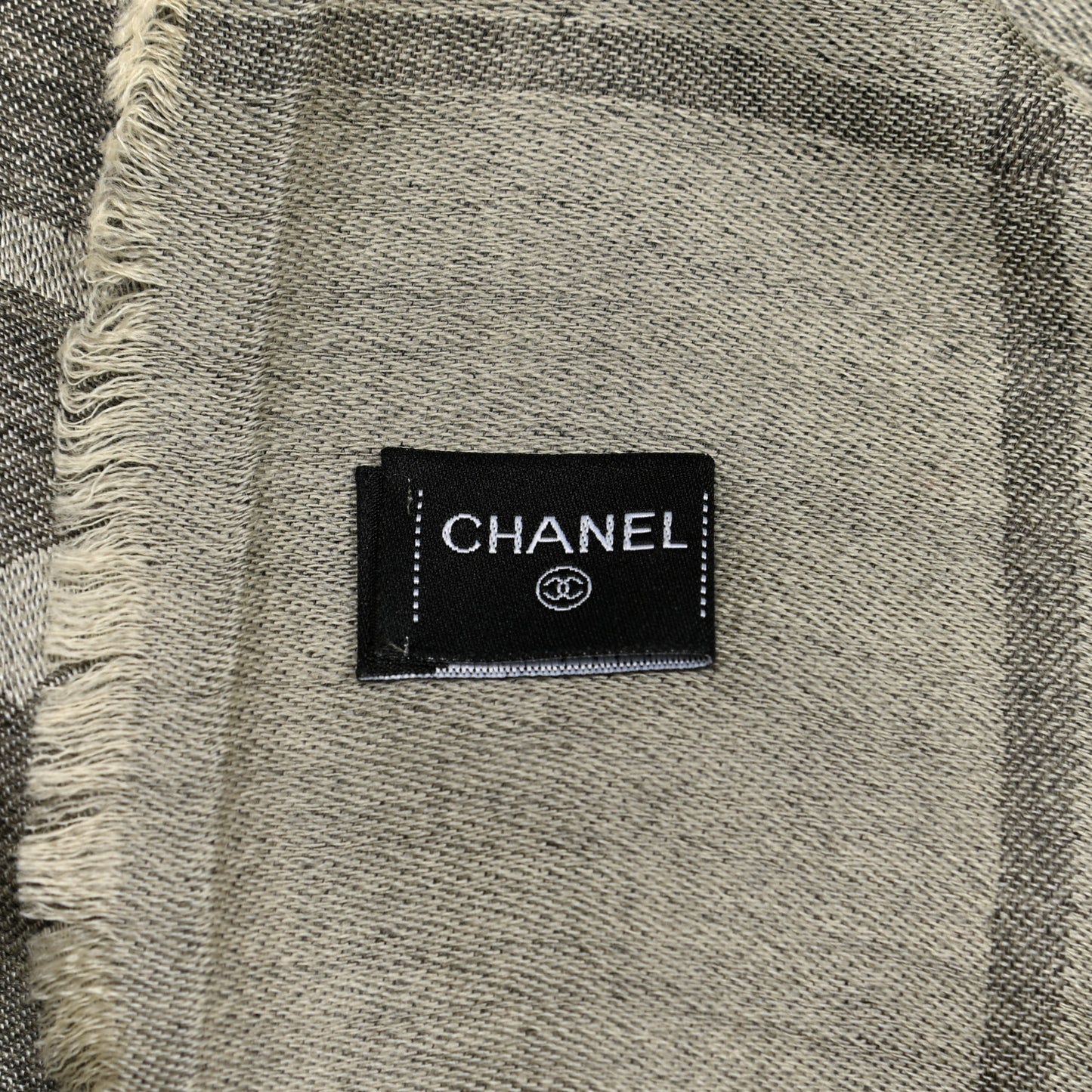Cashmere CC Diamond Scarf Grey