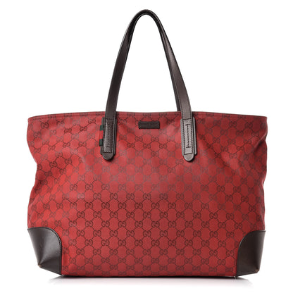 Gucci Monogram Large Original Tote Red 1 of 18