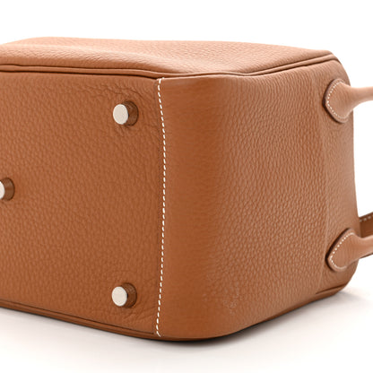 Hermes Taurillon Clemence Lindy 26 Gold 10 of 12