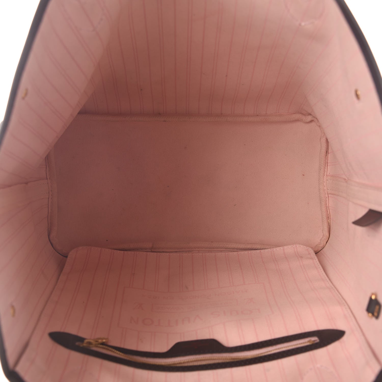 Louis Vuitton Damier Ebene Neo Neverfull MM Rose Ballerine 5 of 8