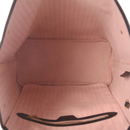 Louis Vuitton Damier Ebene Neo Neverfull MM Rose Ballerine 5 of 8