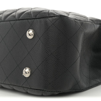 Chanel Caviar Quilted Flap Tote Black 10 of 11