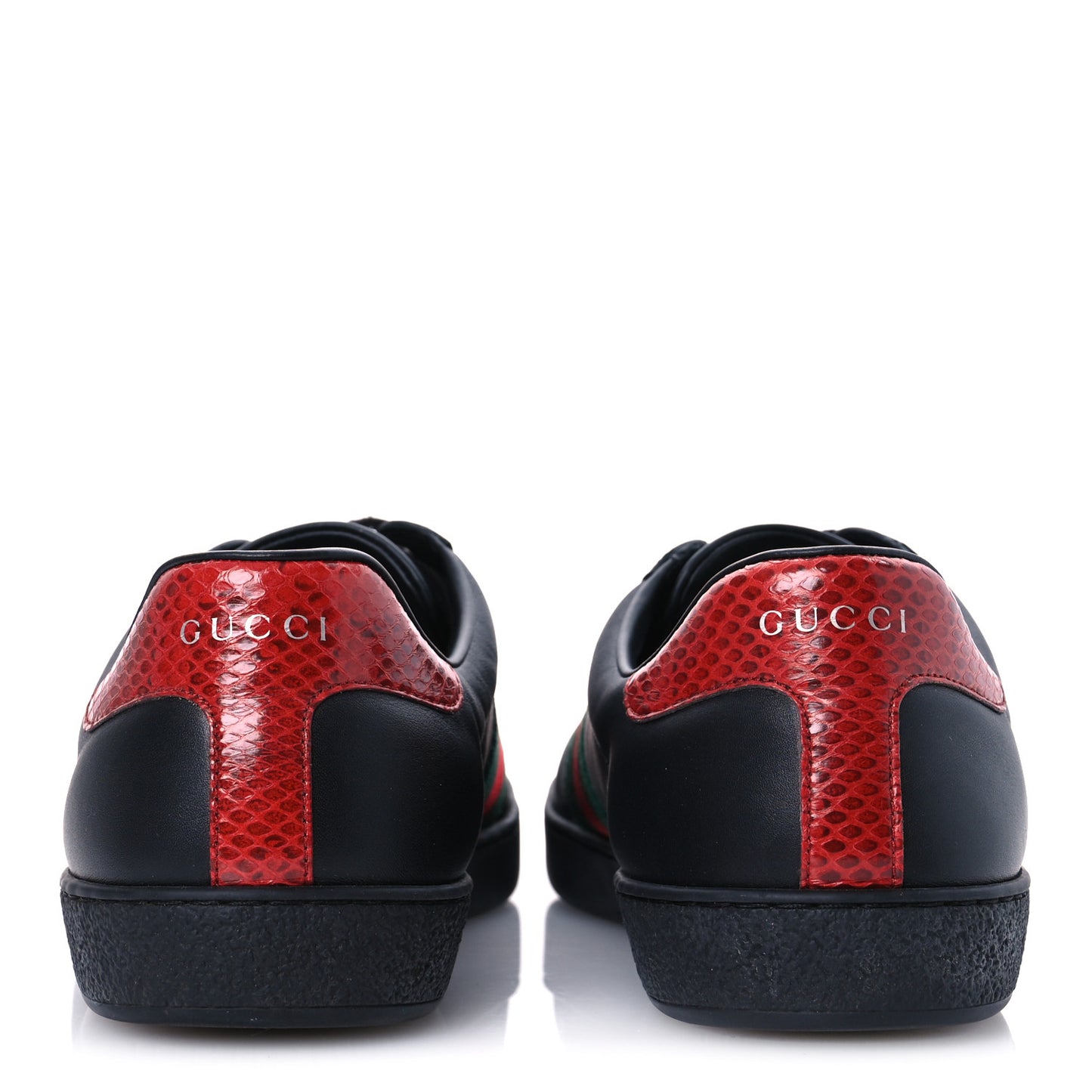 Miro Soft Calfskin Ayers Web Mens Ace Sneakers 10.5 Black Rosso