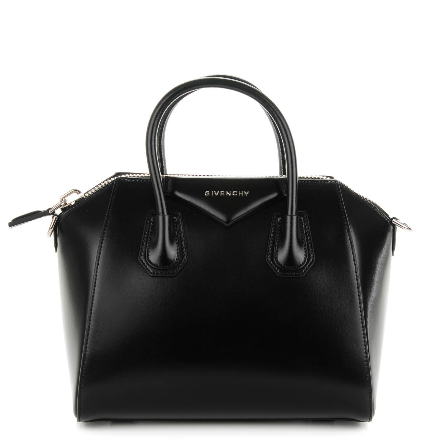 Givenchy Shiny Lord Calfskin Small Antigona Black 1 of 7