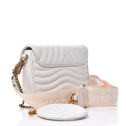 Louis Vuitton Calfskin New Wave Multi Pochette Snow 2 of 8