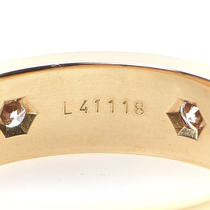 Cartier 18K Yellow Gold 6 Diamond 5.5mm LOVE Ring 58 8.25 6 of 7