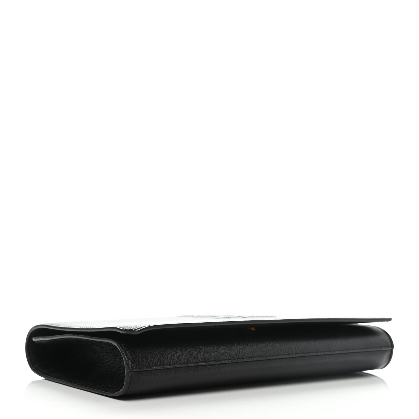 Calfskin Monogram Large Belle De Jour Clutch Black