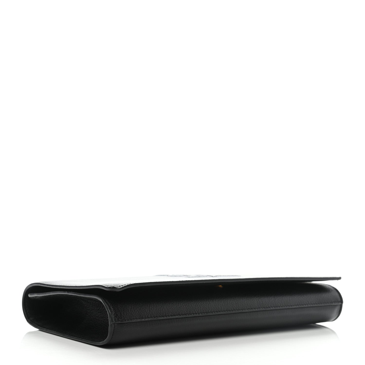 Saint Laurent Calfskin Monogram Large Belle De Jour Clutch Black 4 of 7