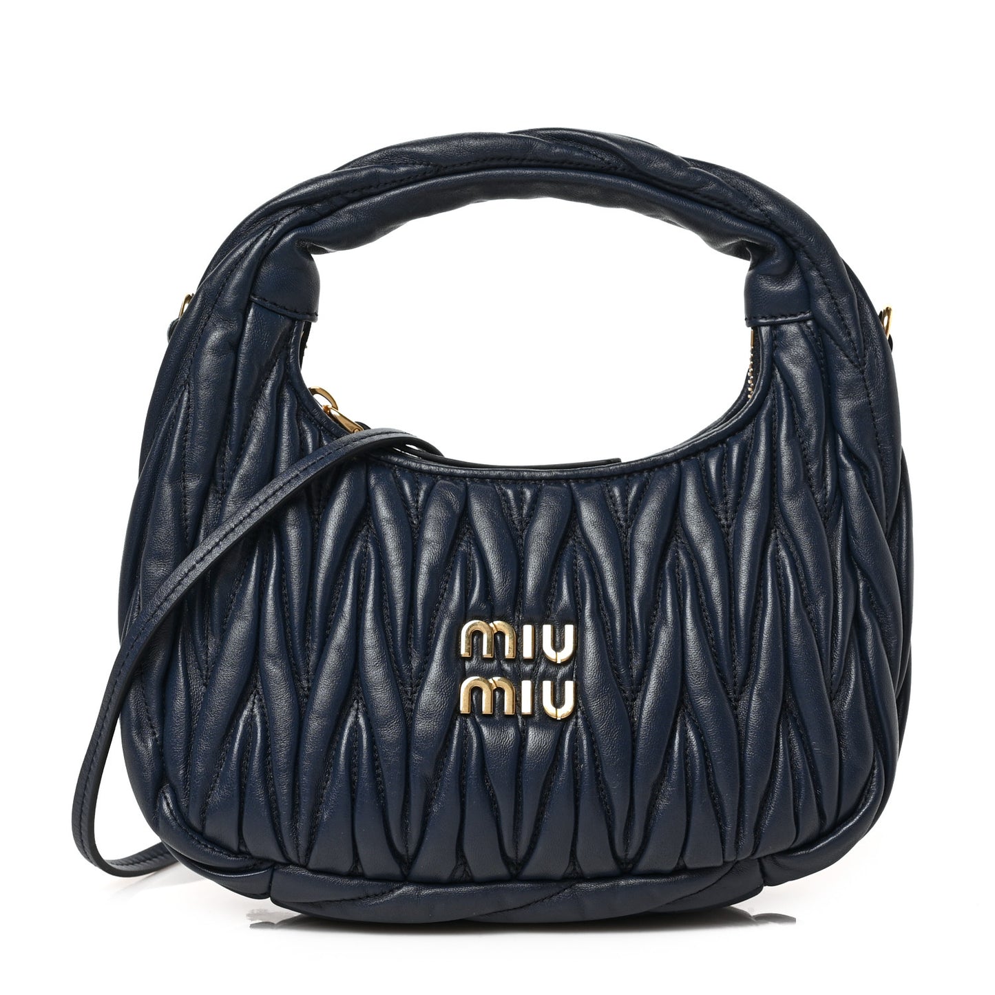 Nappa Matelasse Small Wander Hobo Baltico