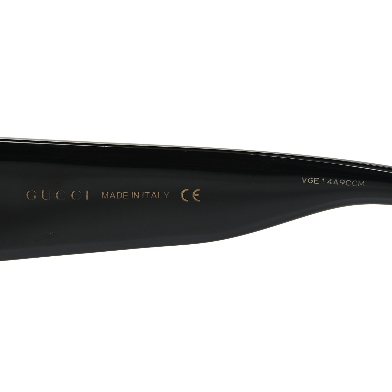 Gucci Acetate Square Frame Sunglasses GG0141S Black 5 of 7