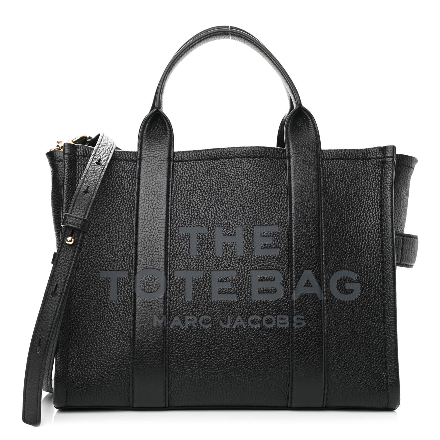 Grained Calfskin Medium The Tote Bag Black