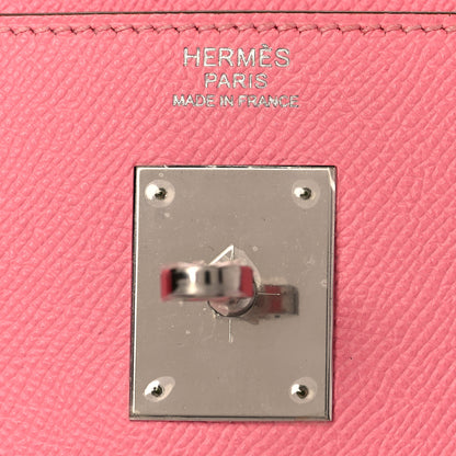 Hermes Epsom Kelly Retourne 32 Rose Confetti 6 of 10