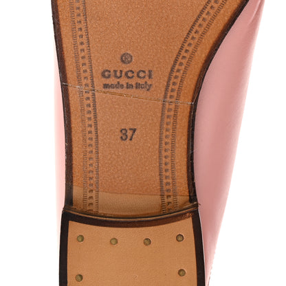 Gucci Lambskin Womens Brixton Horsebit Loafers 37 Perfect Pink 7 of 9