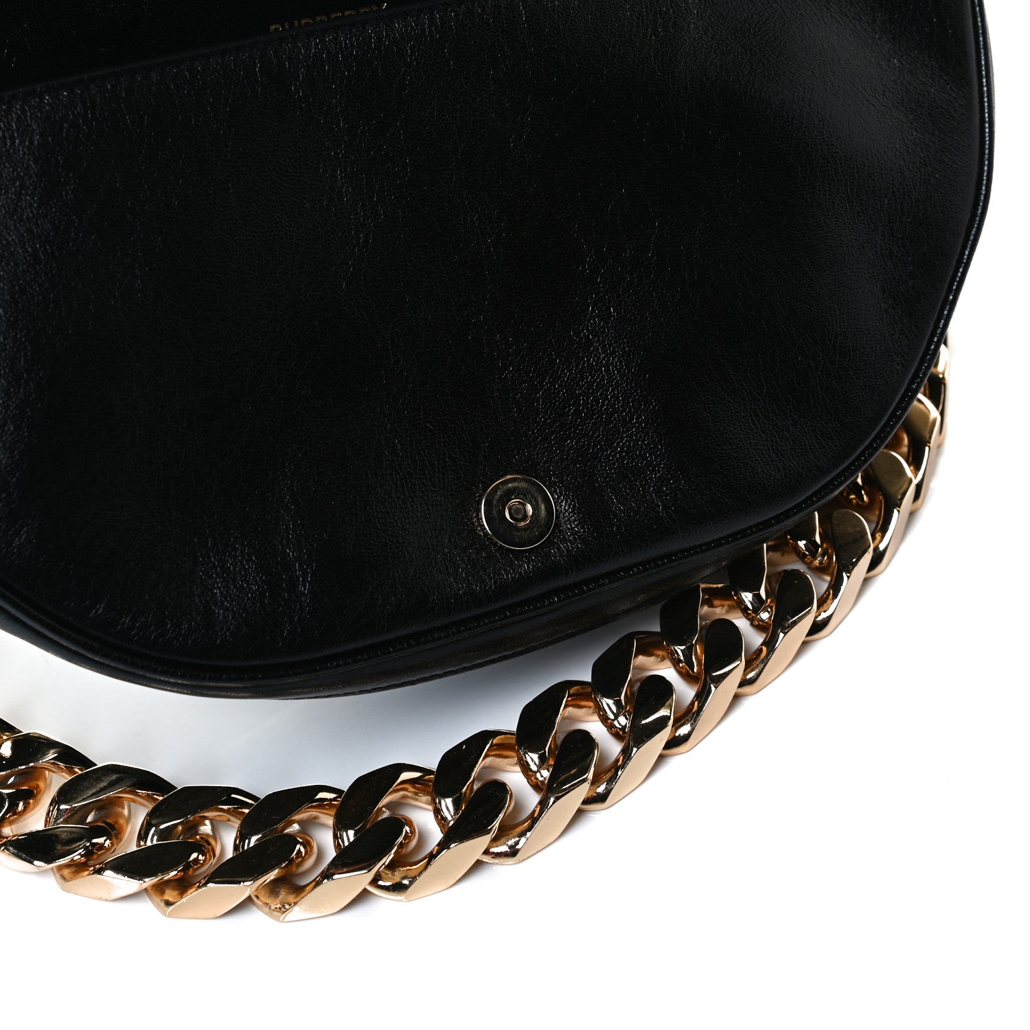 Burberry Lambskin Small Olympia Chain Shoulder Bag Black 8 of 13