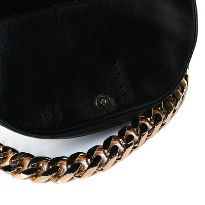 Burberry Lambskin Small Olympia Chain Shoulder Bag Black 8 of 13
