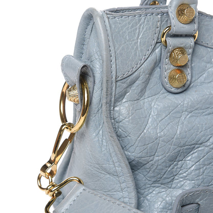 Balenciaga Agneau Giant 12 Gold Hardware Mini City Bleu Opaline 15 of 15