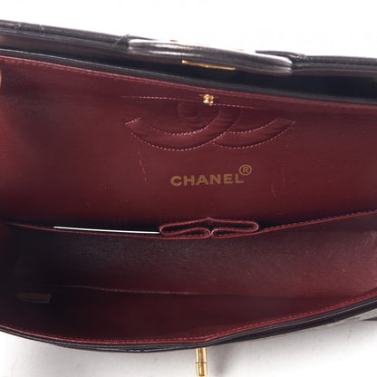 Chanel Lambskin Quilted Medium Double Flap Black 6 of 10