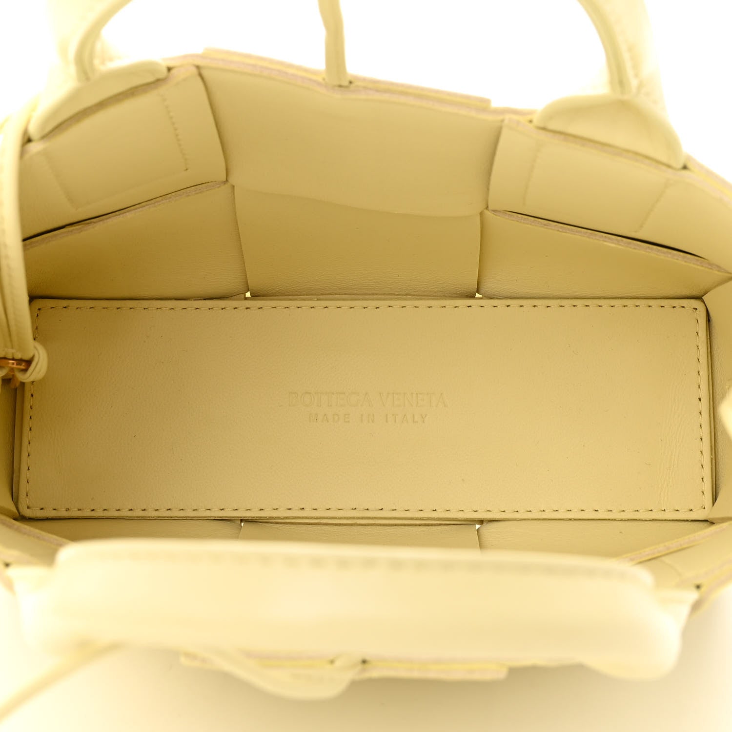 Bottega Veneta Nappa Maxi Intrecciato Candy Arco Tote Ice Cream 6 of 11