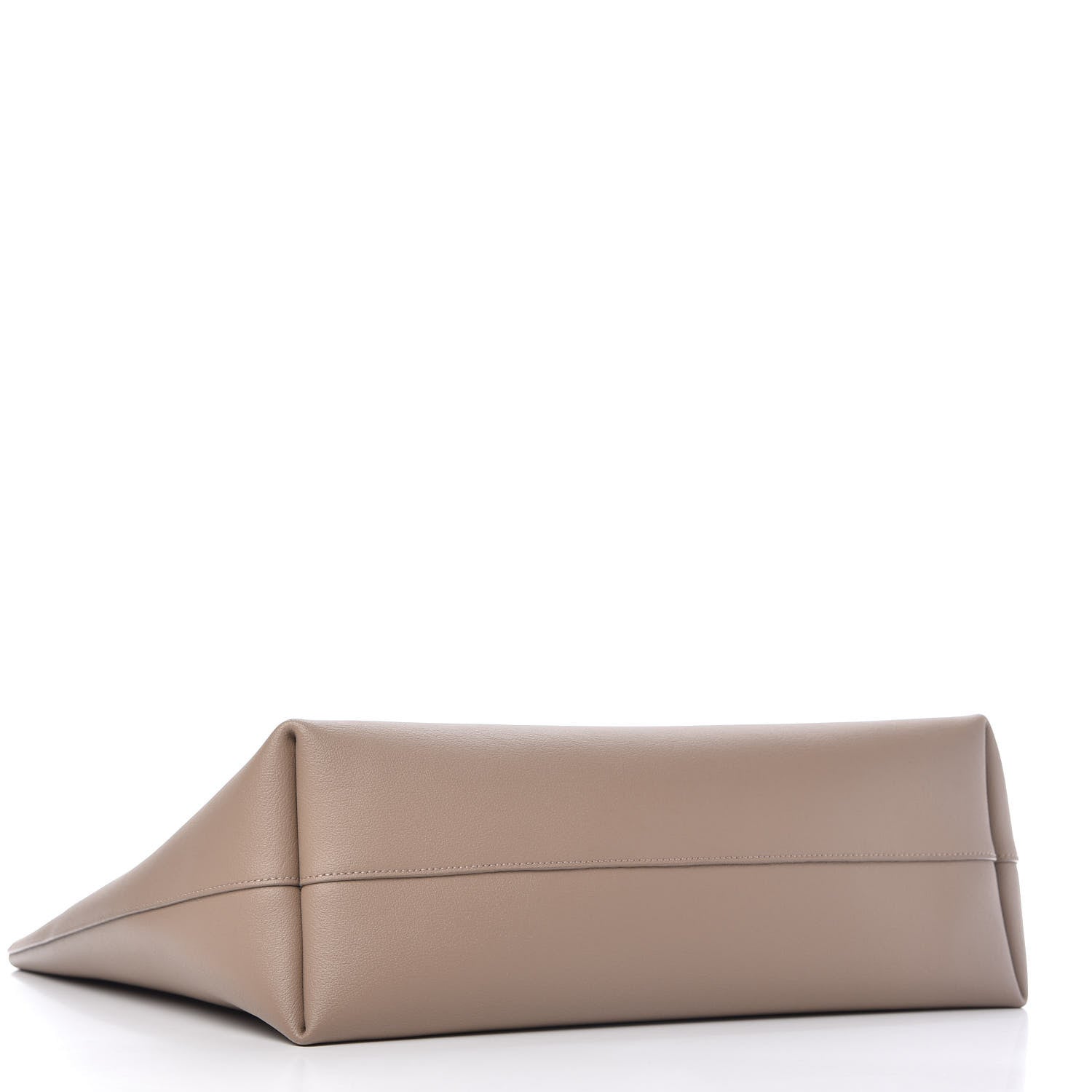 Saint Laurent Calfskin Large Shopping Tote Dark Beige 4 of 9