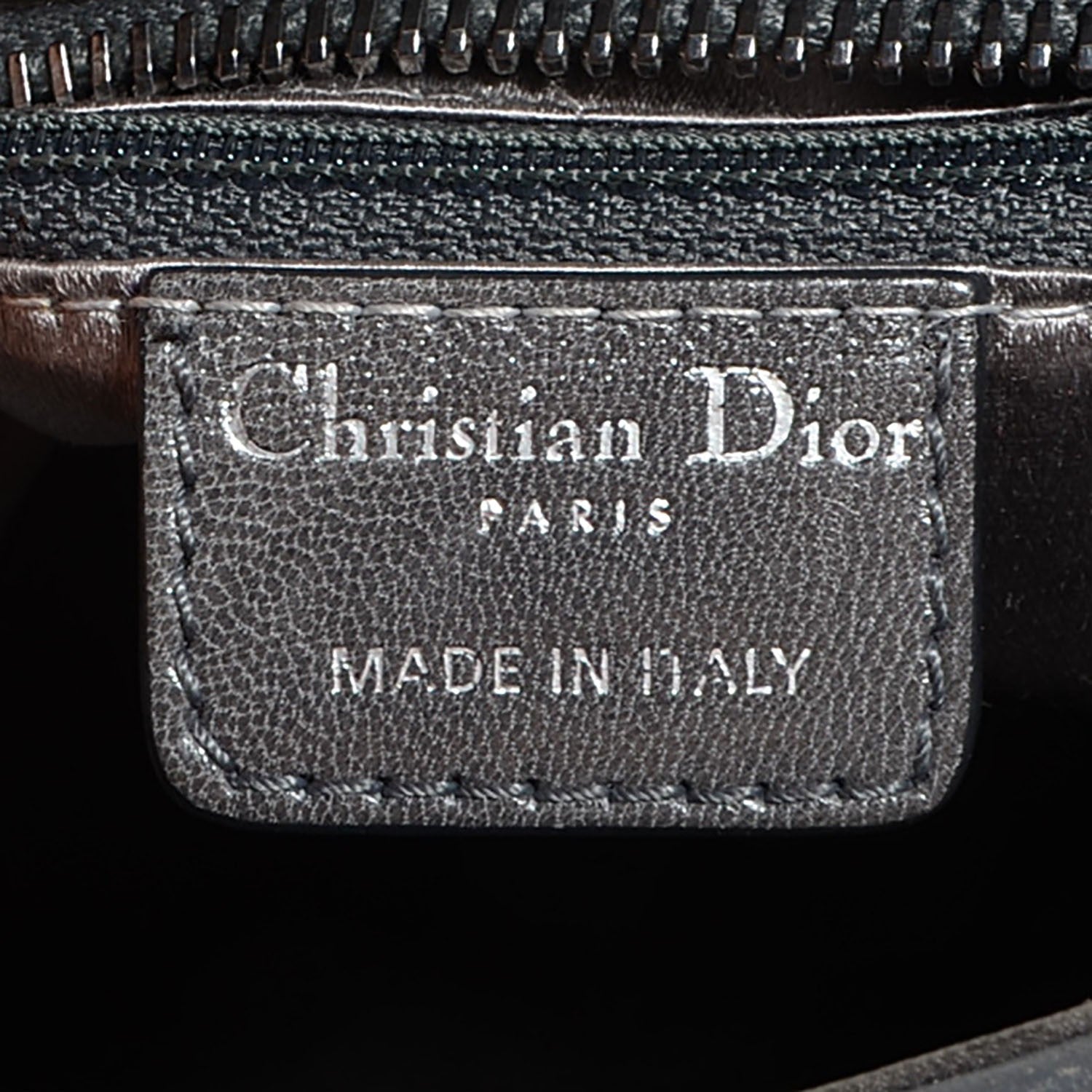 Christian Dior Lambskin Fish Scale Detail Medium Lady Dior 6 of 7