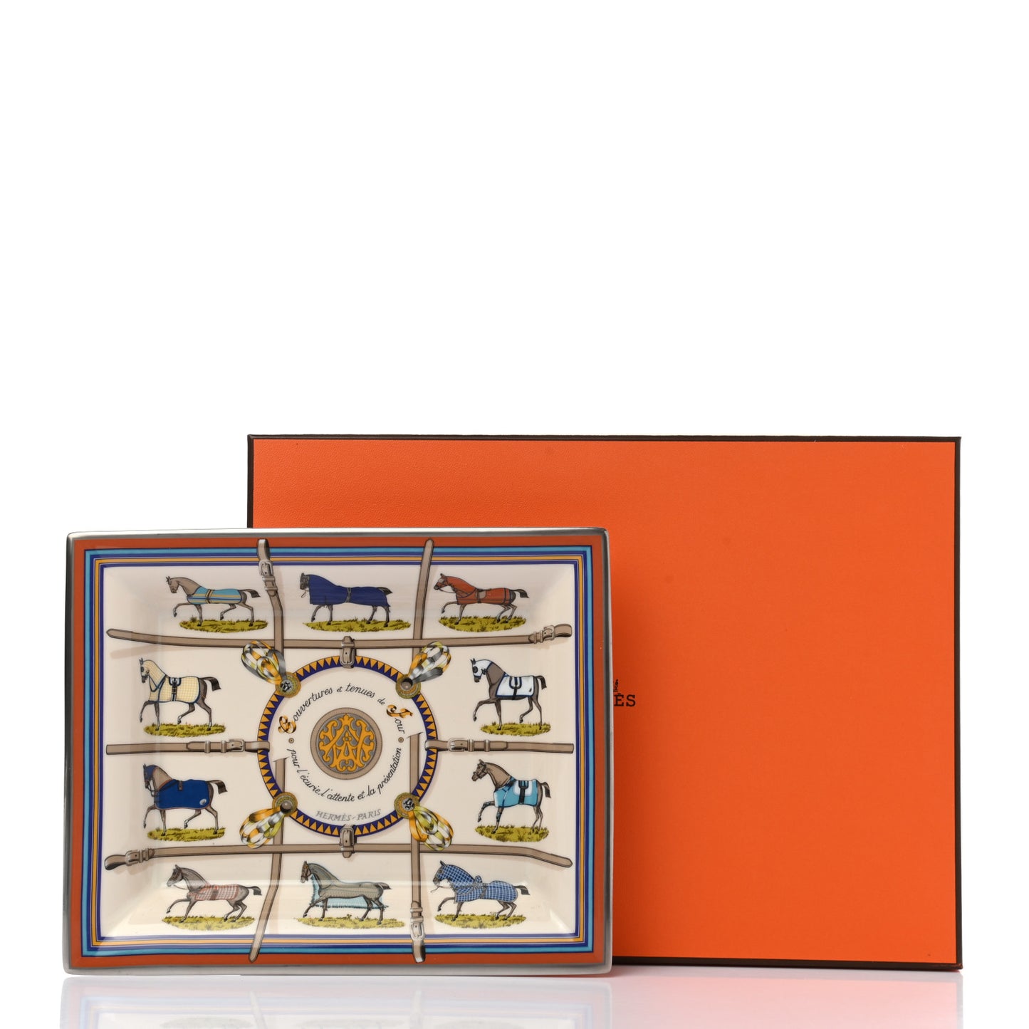 Porcelain Couvertures Et Tenues De Jour Change Tray