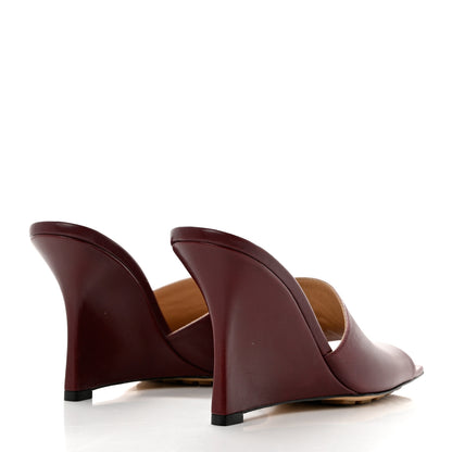 Bottega Veneta Lambskin Stretch Wedge 90mm Sandals 37 Brown 4 of 8