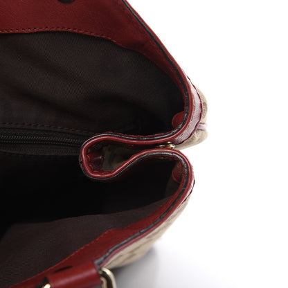 Gucci Monogram Medium Sukey Tote Dark Red 17 of 20