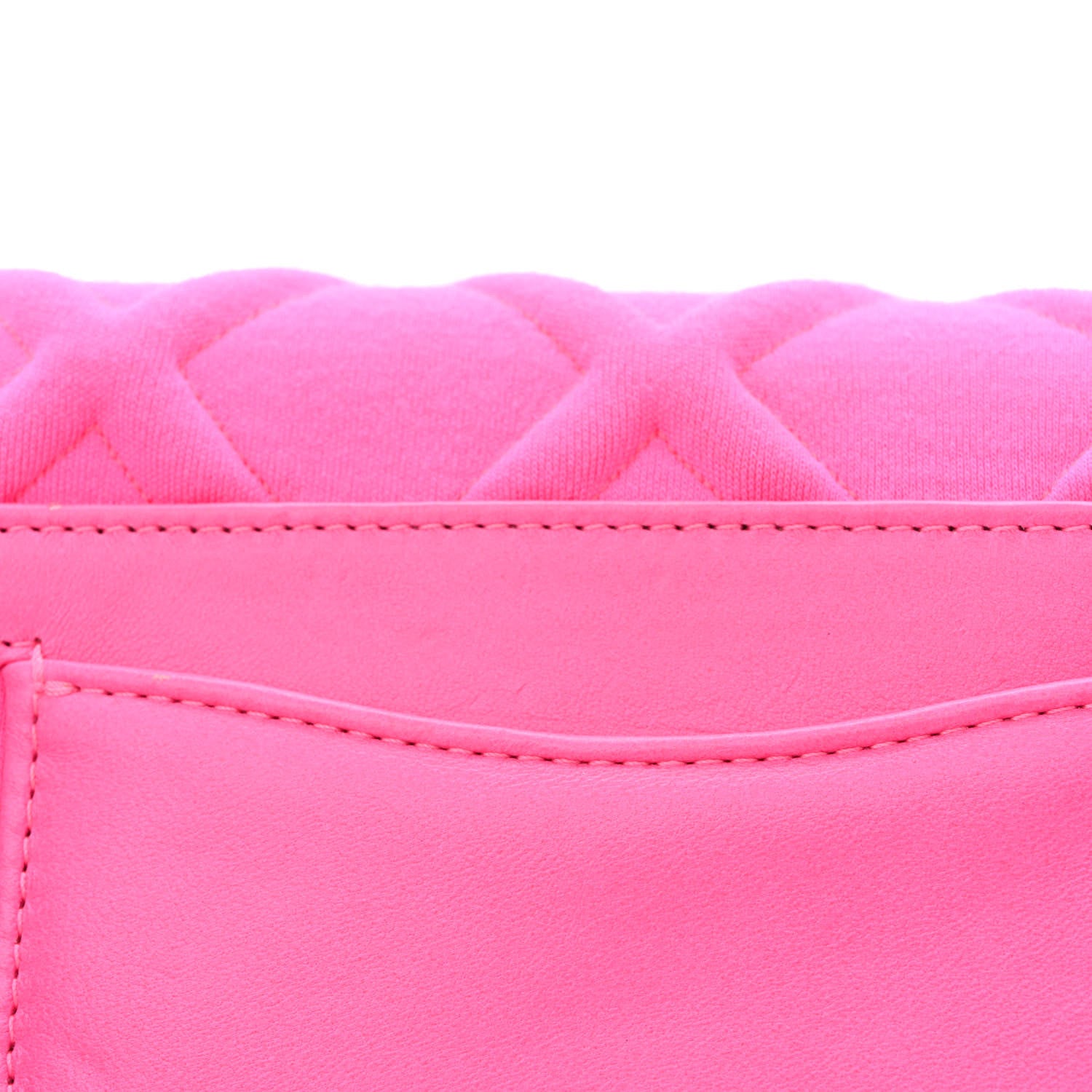 Chanel Jersey Quilted Chanel 19 Waist Bag Pink 13 of 14