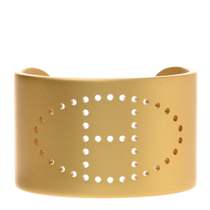 Hermes Aluminium Evelyne Sunset Cuff Bracelet T3 Sable 1 of 5