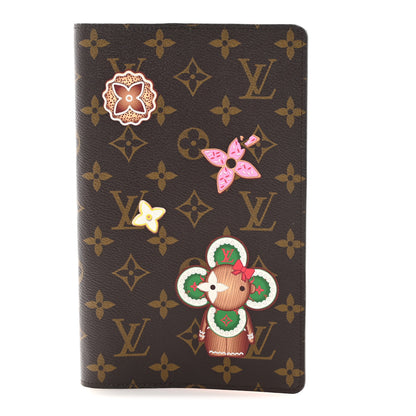 Louis Vuitton Monogram Emily Notebook Cover MM Coquelicot 1 of 6