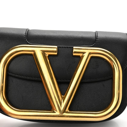 Valentino Garavani Calfskin Small Supervee Crossbody Bag Black 8 of 13