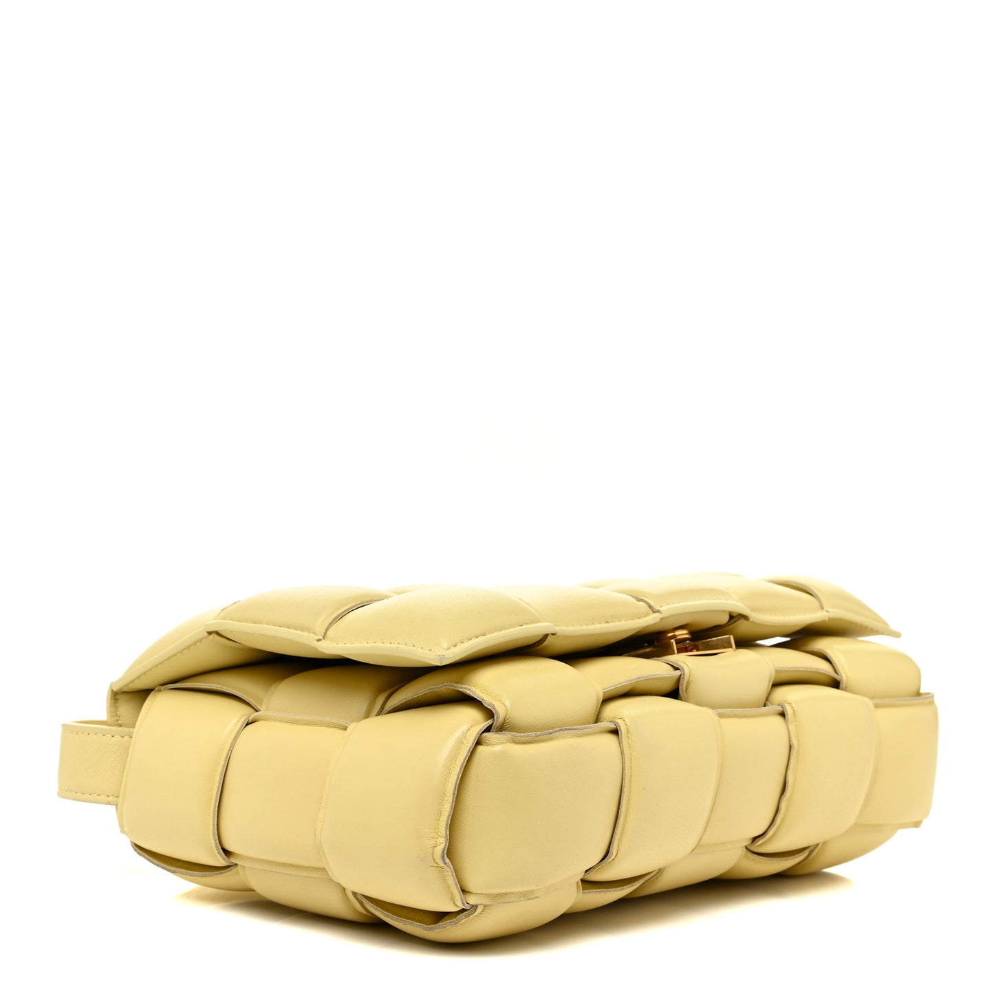 Nappa Maxi Intreccio Padded Cassette Crossbody Bag Sherbert
